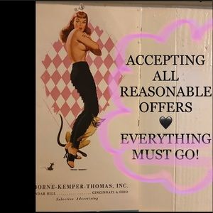 Closet clean out, everything must go!